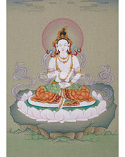 consort-of-guru-rinpoche-yeshe-tsogyal-thangka-