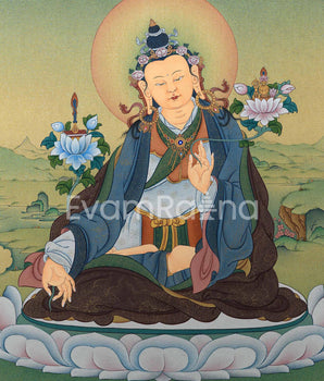 Yuthok Thangka Print | Tibetan Buddhist Master Art