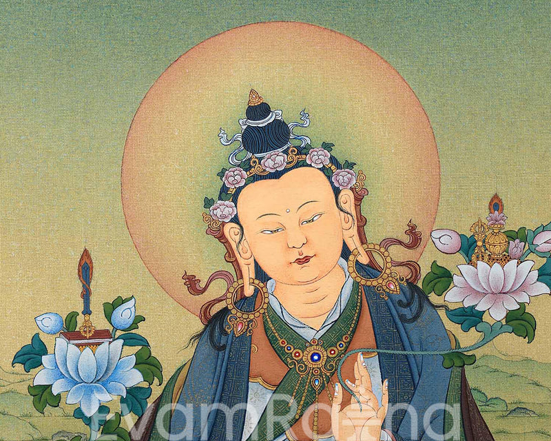 Yuthok Thangka Print | Tibetan Buddhist Master Art