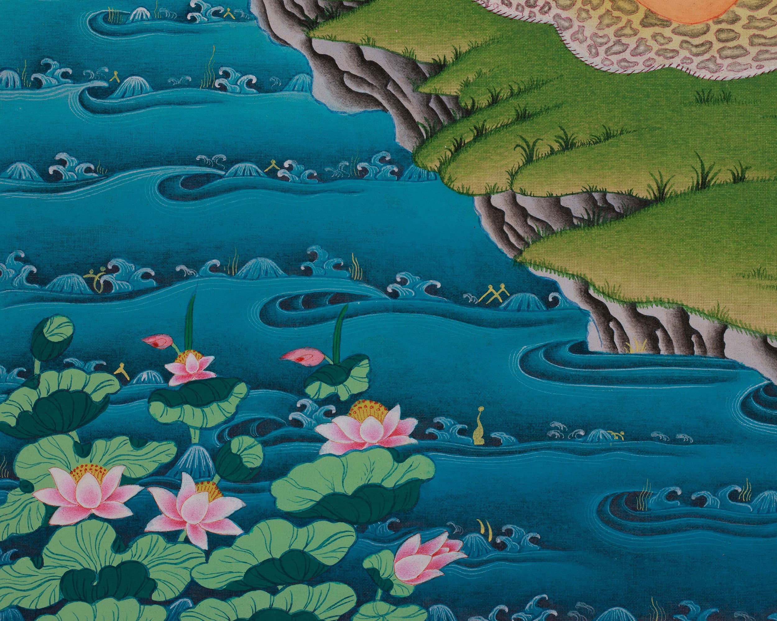 Mahasiddha Naropa Thangka | Vajrayana Buddhist Master Artwork