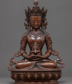 Amitayus Buddha Sculpture Bodhisattva 