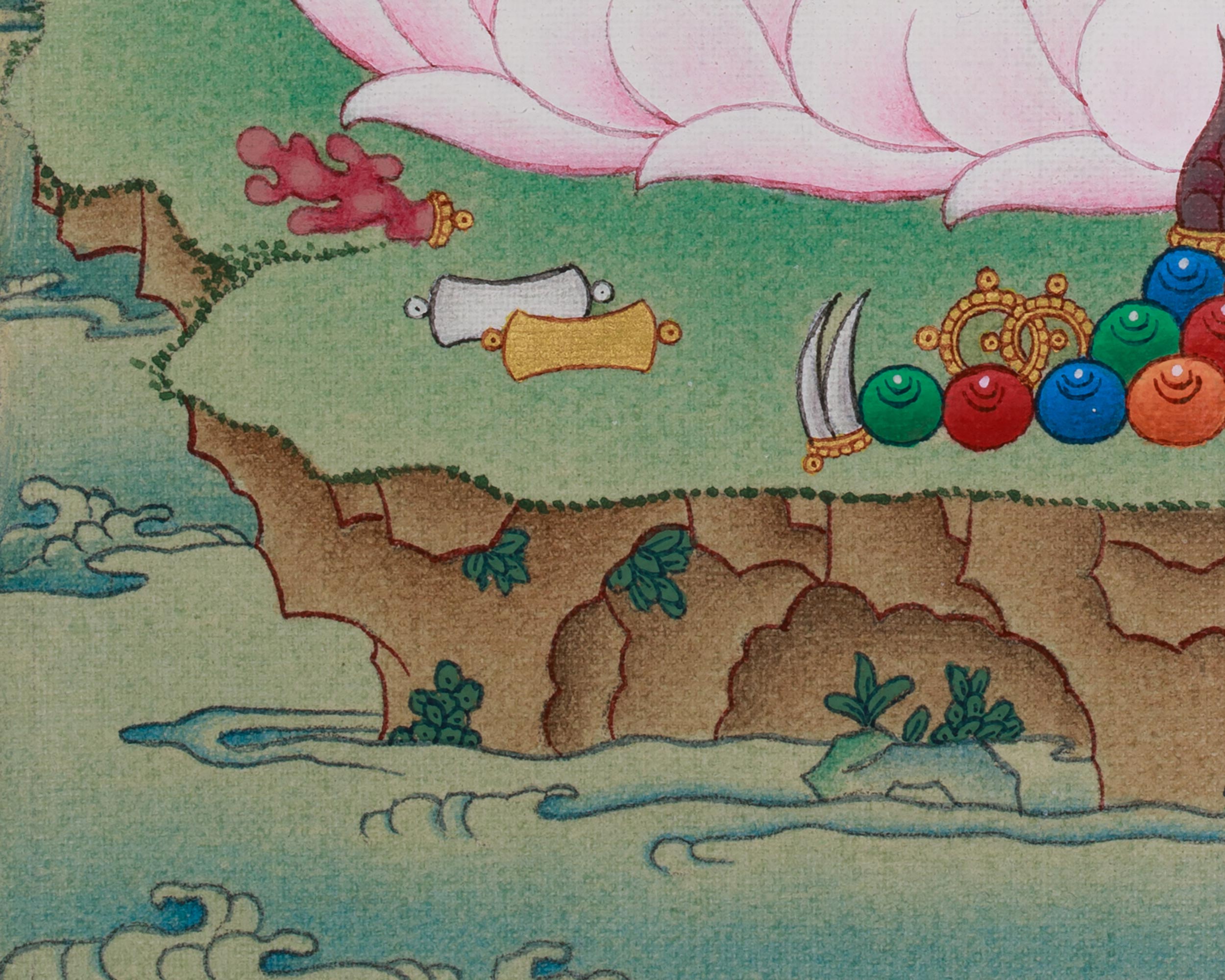 Chenrezig Spiritual Artwork | Bodhisattva of Infinite Compassion | Traditional Thangka