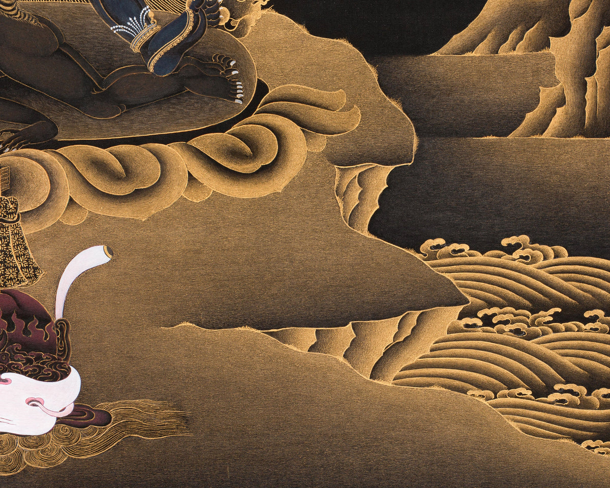 Fierce Ekajati Thangka Print | Goddess of Protection and Fearlessness