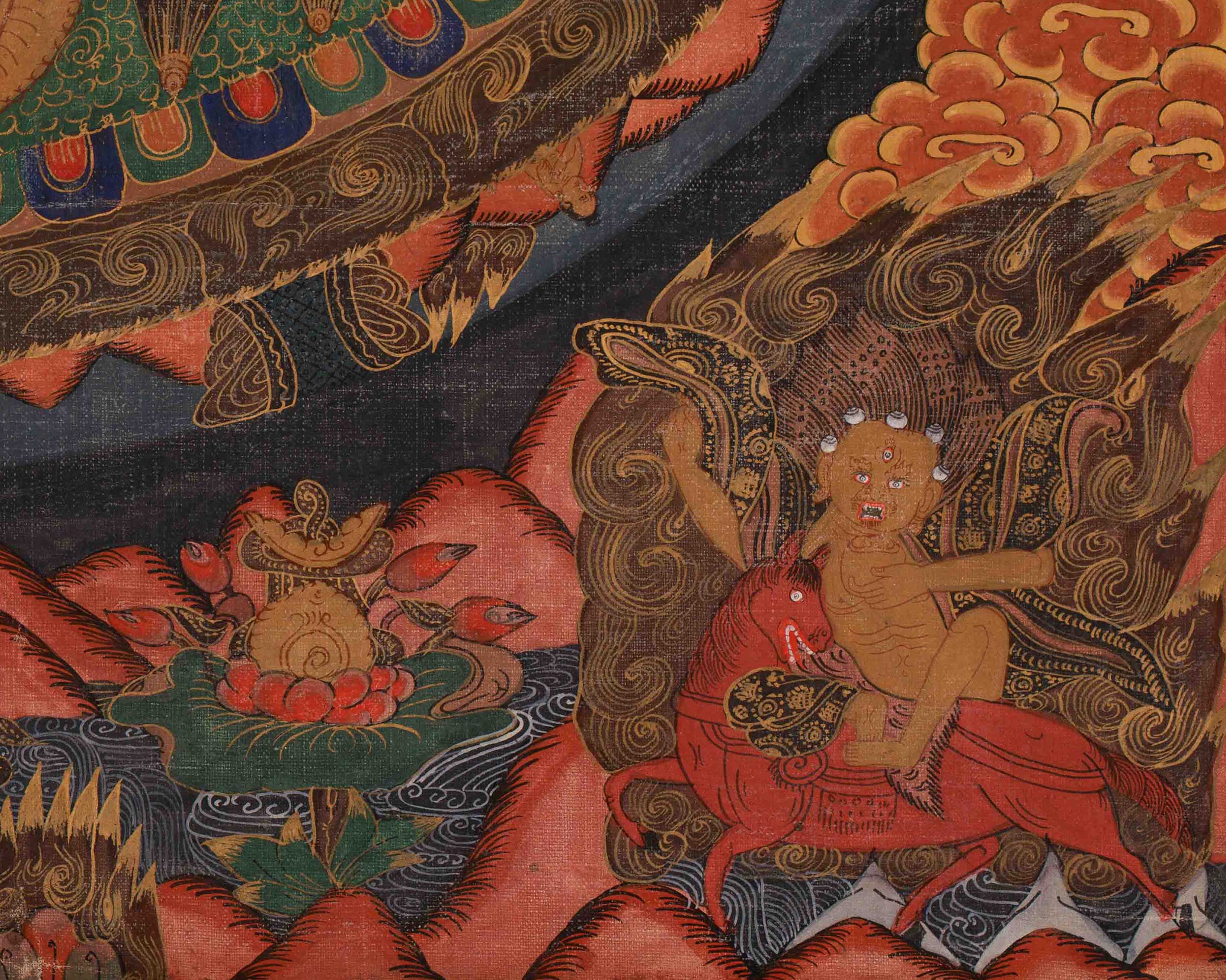 Traditional Deity Mandala Art | Protection, Wisdom, and Spiritual Practice