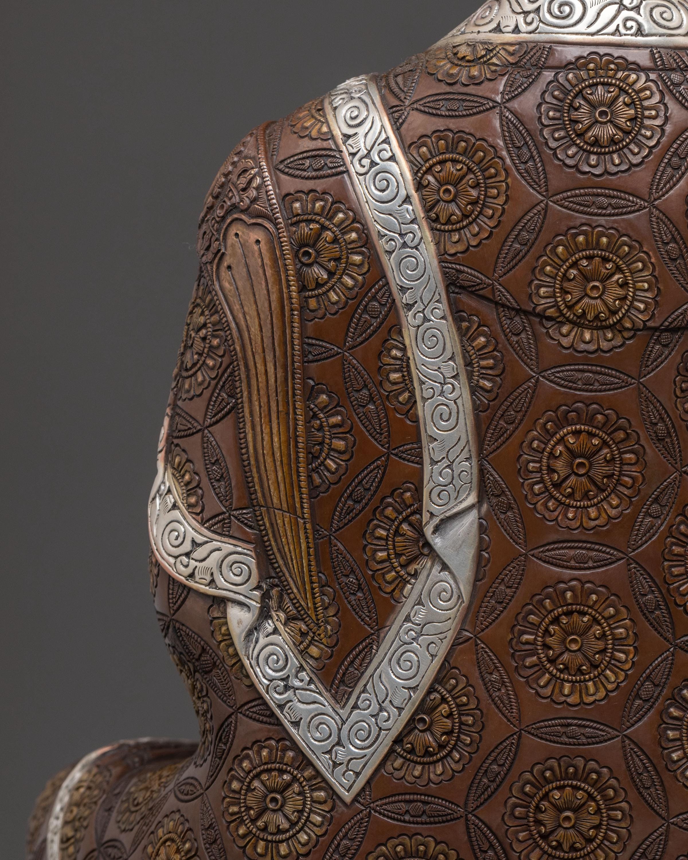 Sacred Meditation Shakyamuni Buddha Sculpture  | Himalayan Buddhist Art