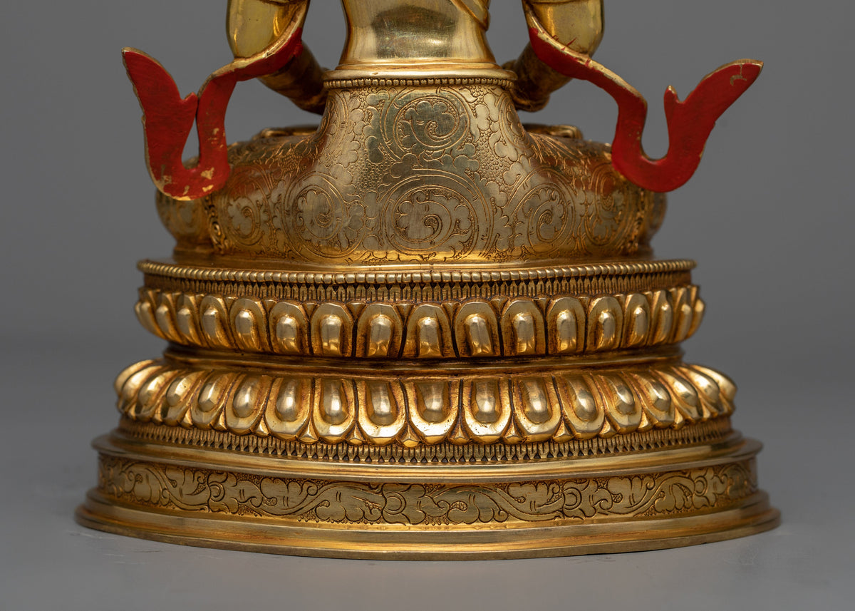 The Amitayus Idol in 24K Gold | Fountain of Life