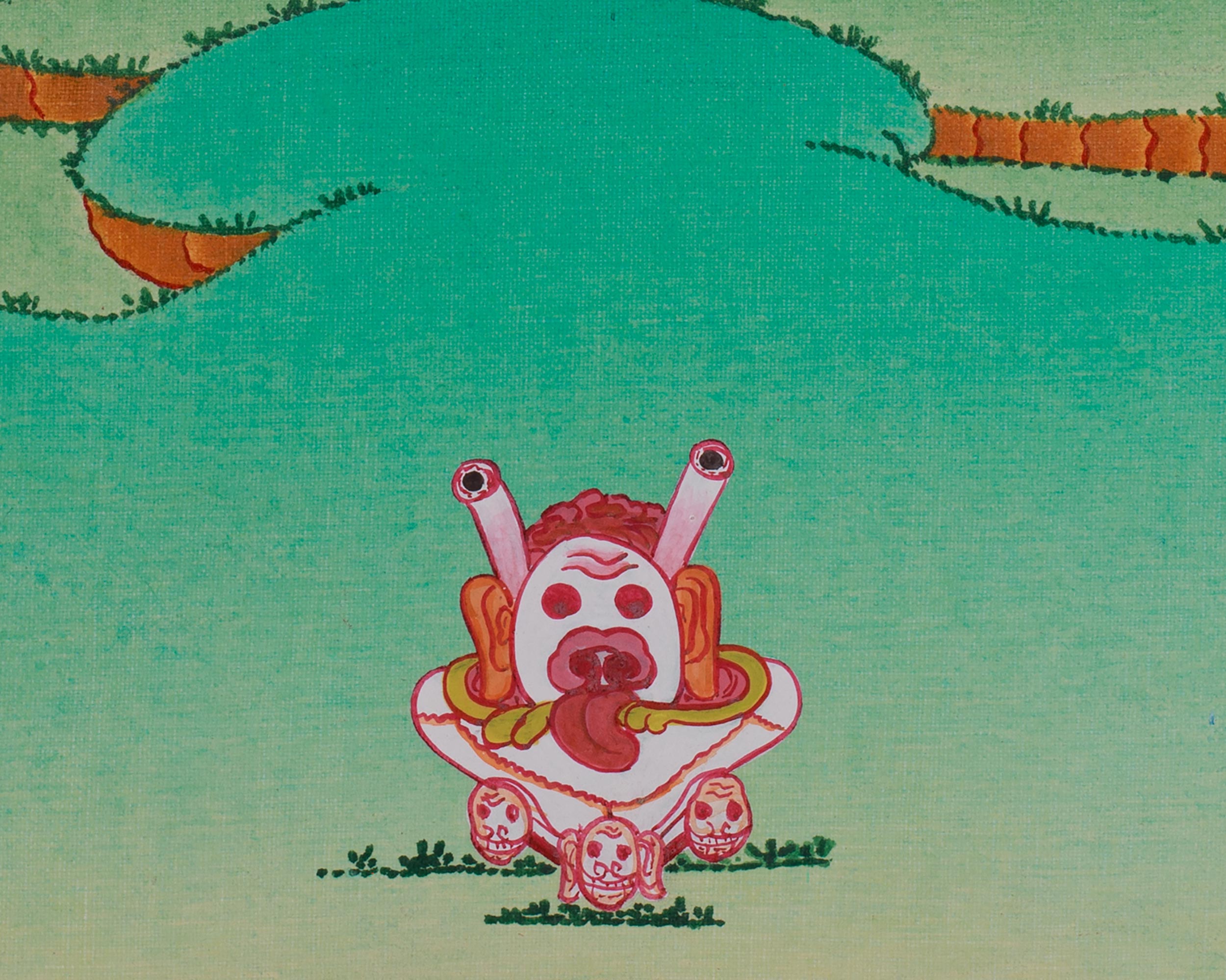 Vajrayogini Buddhist Thangka | Dakini of Tantric Buddhism | Wisdom Deity
