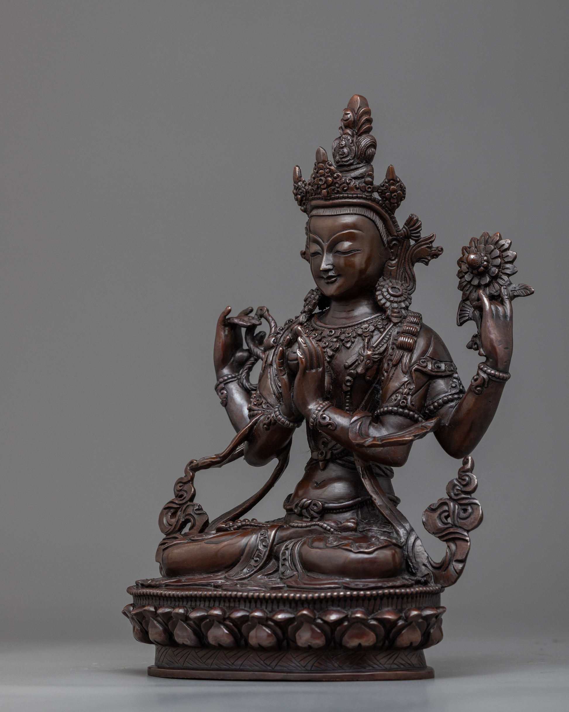 statue for chenrezig empowerment 2023