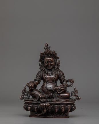 Tibetan Dzambhala Buddhist Deity Statue 