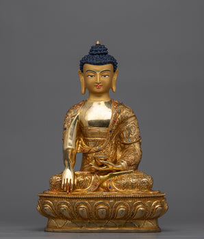 gold-gilded-shakyamuni-buddha-sculpture