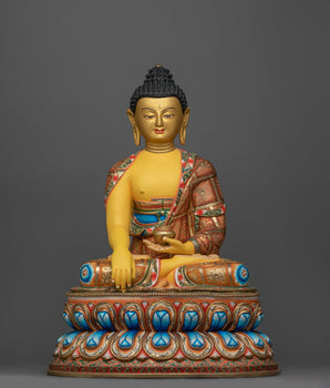 shakyamuni-buddha-yellow-hued