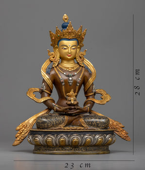 Invite Longevity and Spiritual Prosperity with These Inspiring Amitayus Images in a Stunning Statue