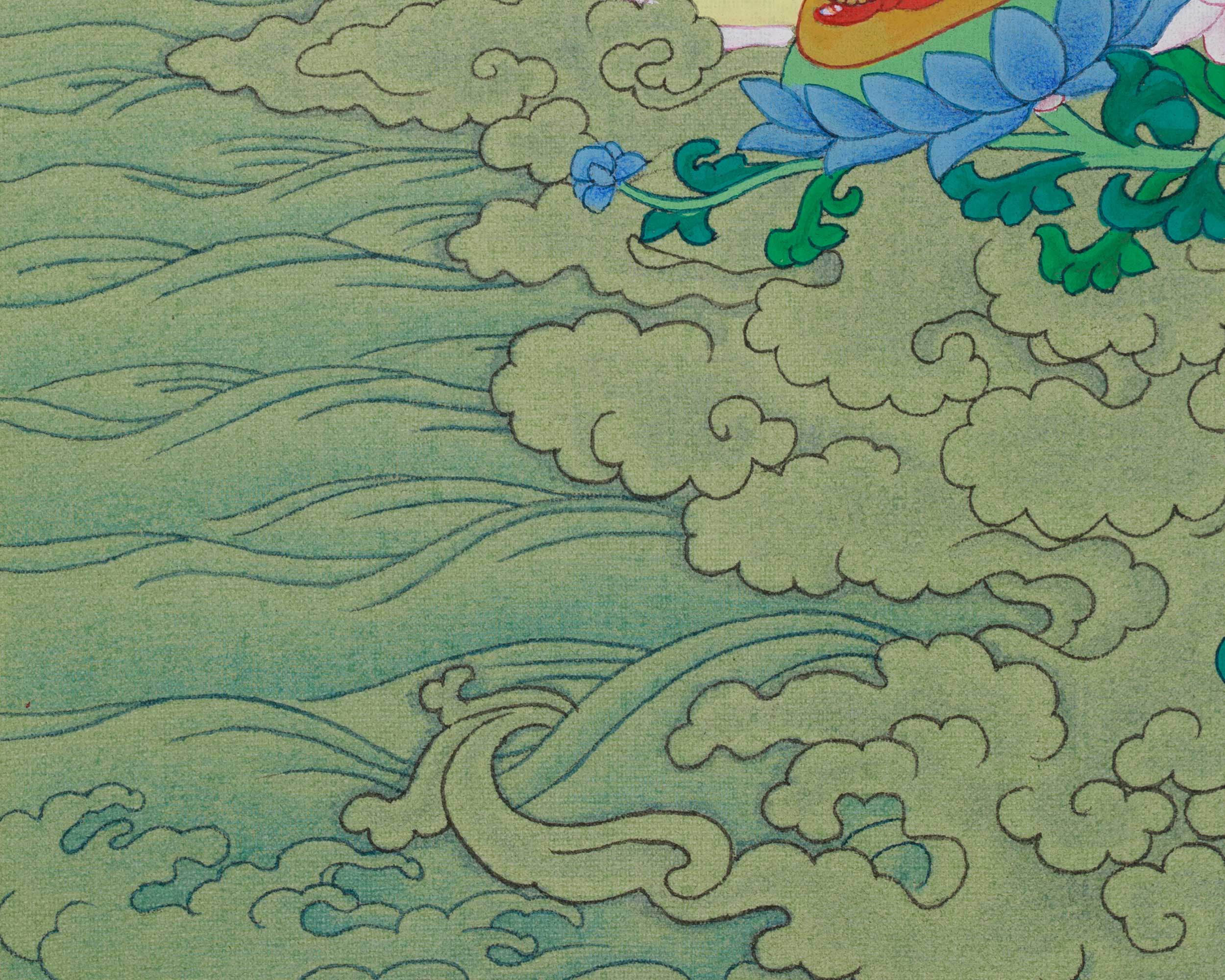 Vajrayana Red Tara Art | Female Buddha of Power and Magnetism