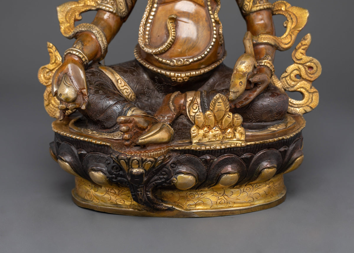 Dzambhala Nepalese Handmade Statue | Deity of Wealth and Prosperity