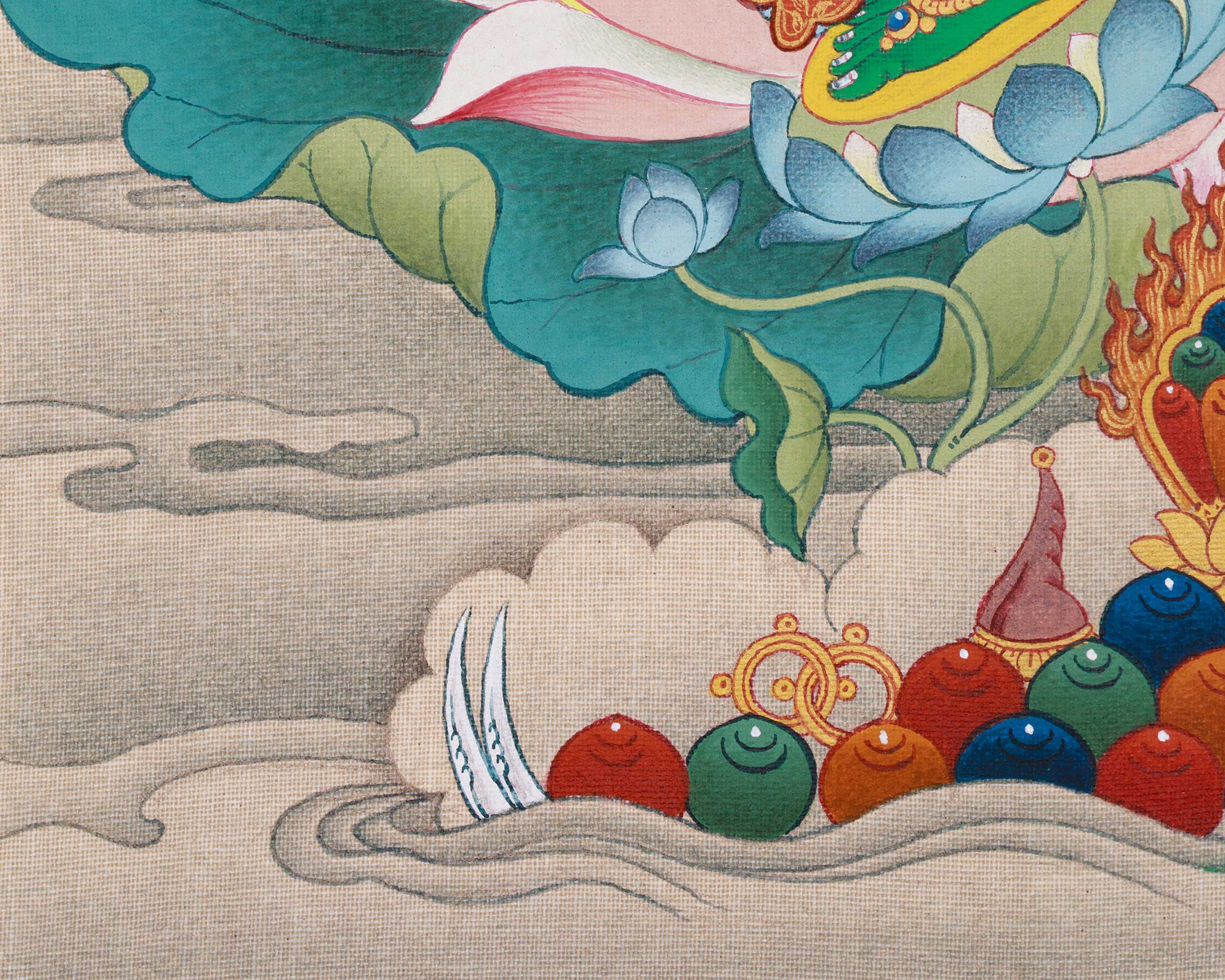Compassion Green Tara Thangka | A Sacred Representation of Protection and Healing