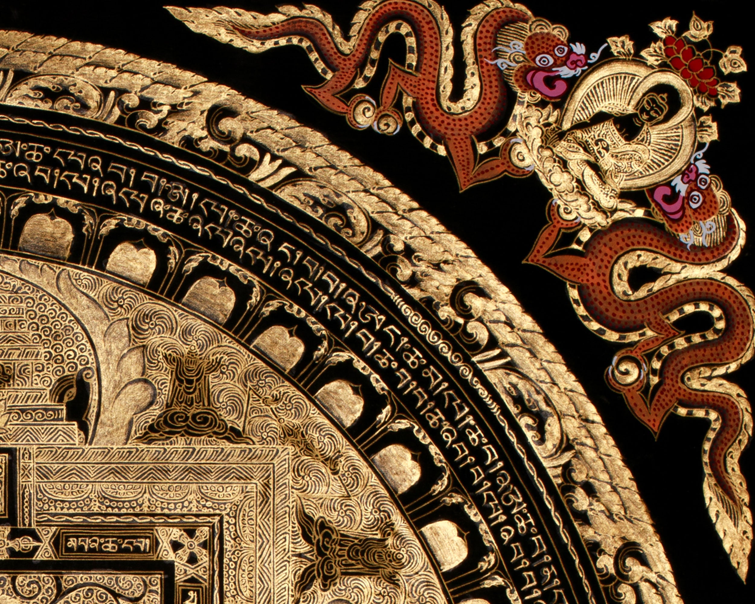 Manjushri Mandala Thangka | Unfolding the Path to Enlightenment