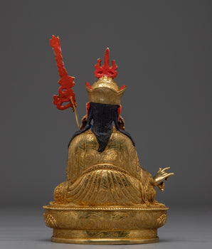 Radiant Guru Rinpoche Statue | Vajra Master Padmasambhava Sculpture