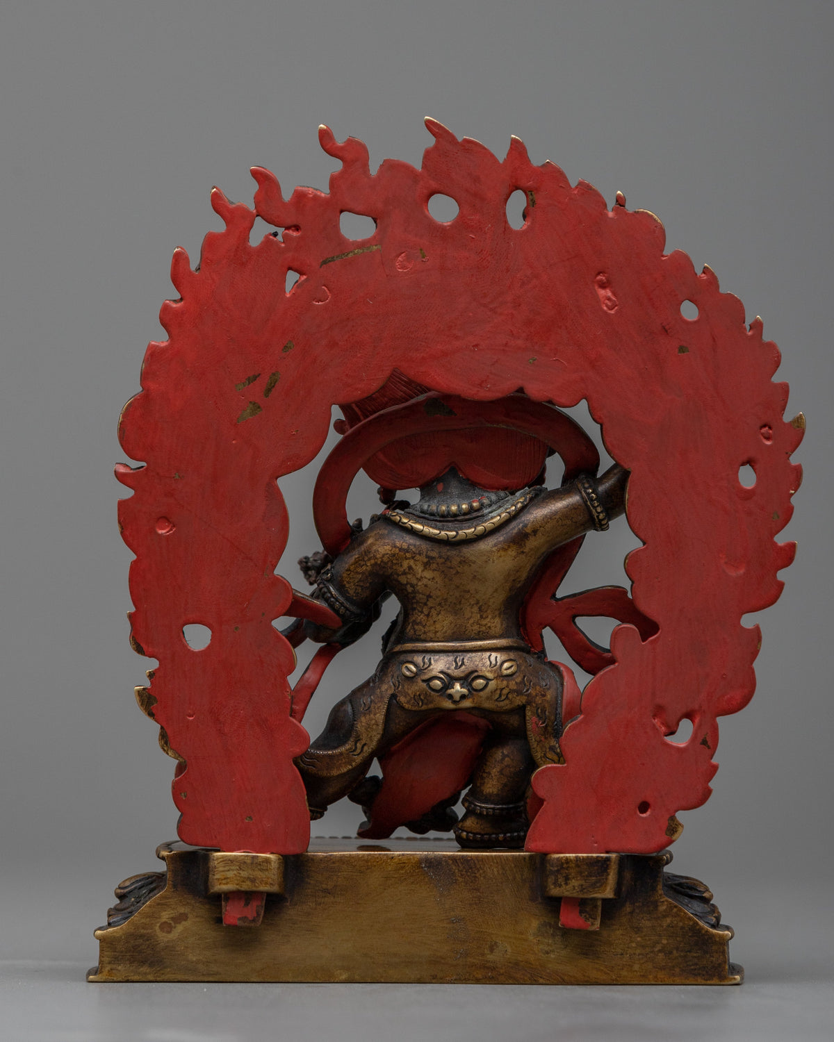 Unveil Intense Energy with the Vajrapani Buddha | Oxidized Copper Artwork