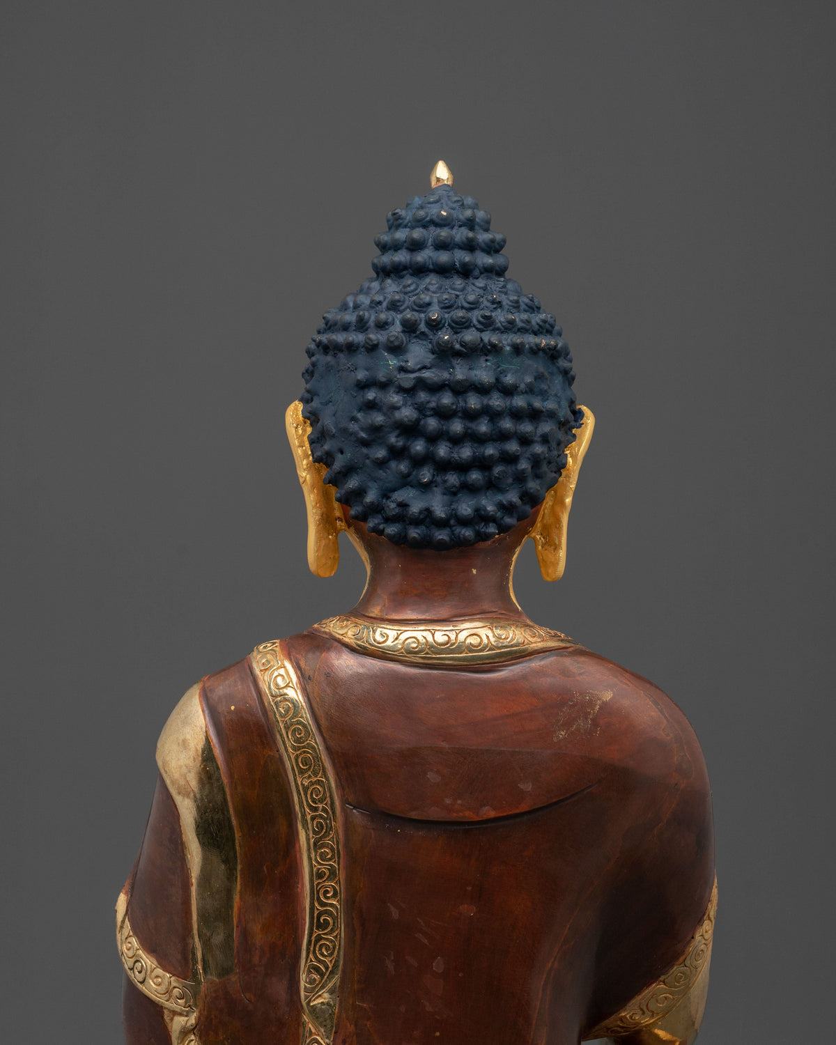 Shakyamuni Enlightened Sage Statue | 24K Gold Gilded Buddha Sculpture