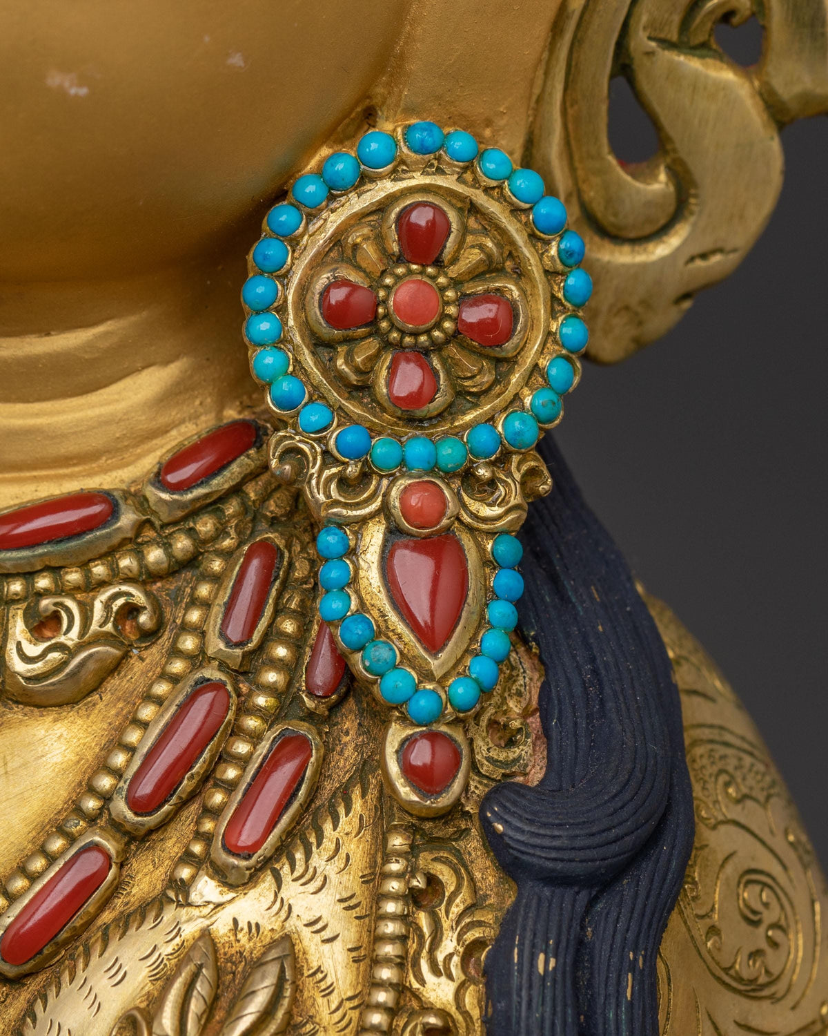 Chenrezig Compassion Deity Sculpture | Tibetan Buddhist Statue