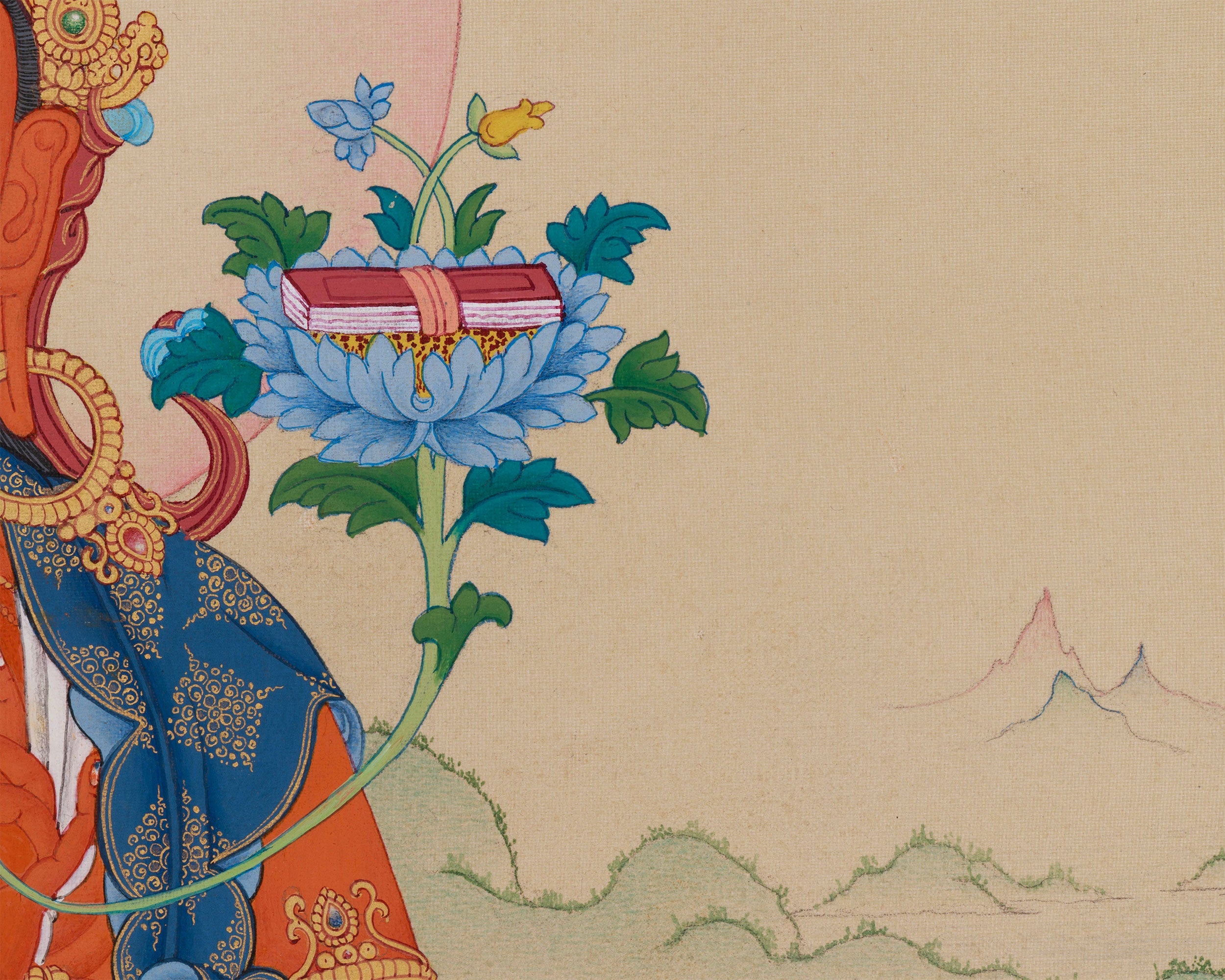 Bodhisattva of Wisdom Manjushri | Radiating Knowledge and Spiritual Guidance