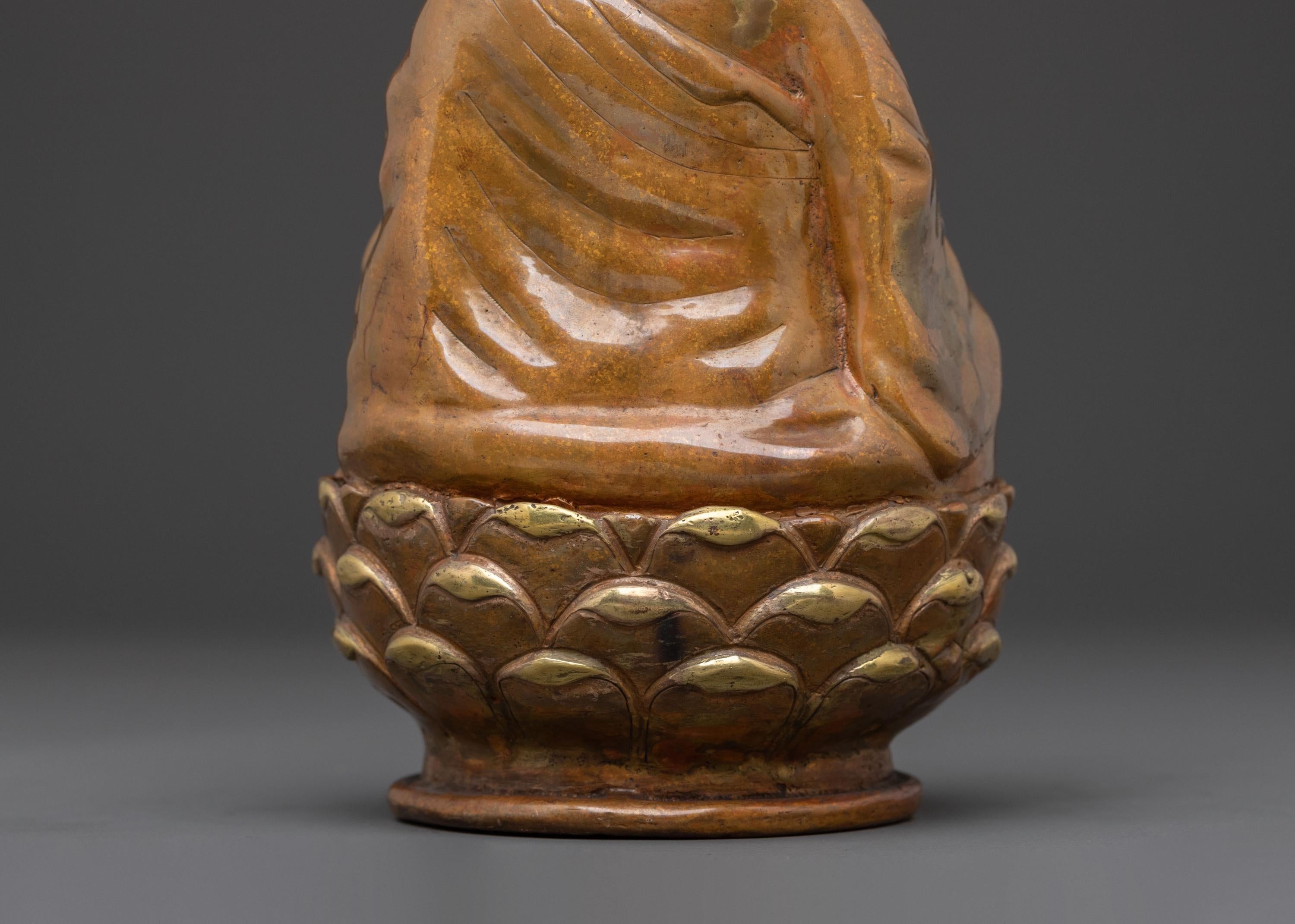 Handcrafted Karmapa Statue | Himalayan Spiritual Altar Decor