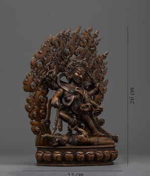 Six Armed Mahakala Sculpture
