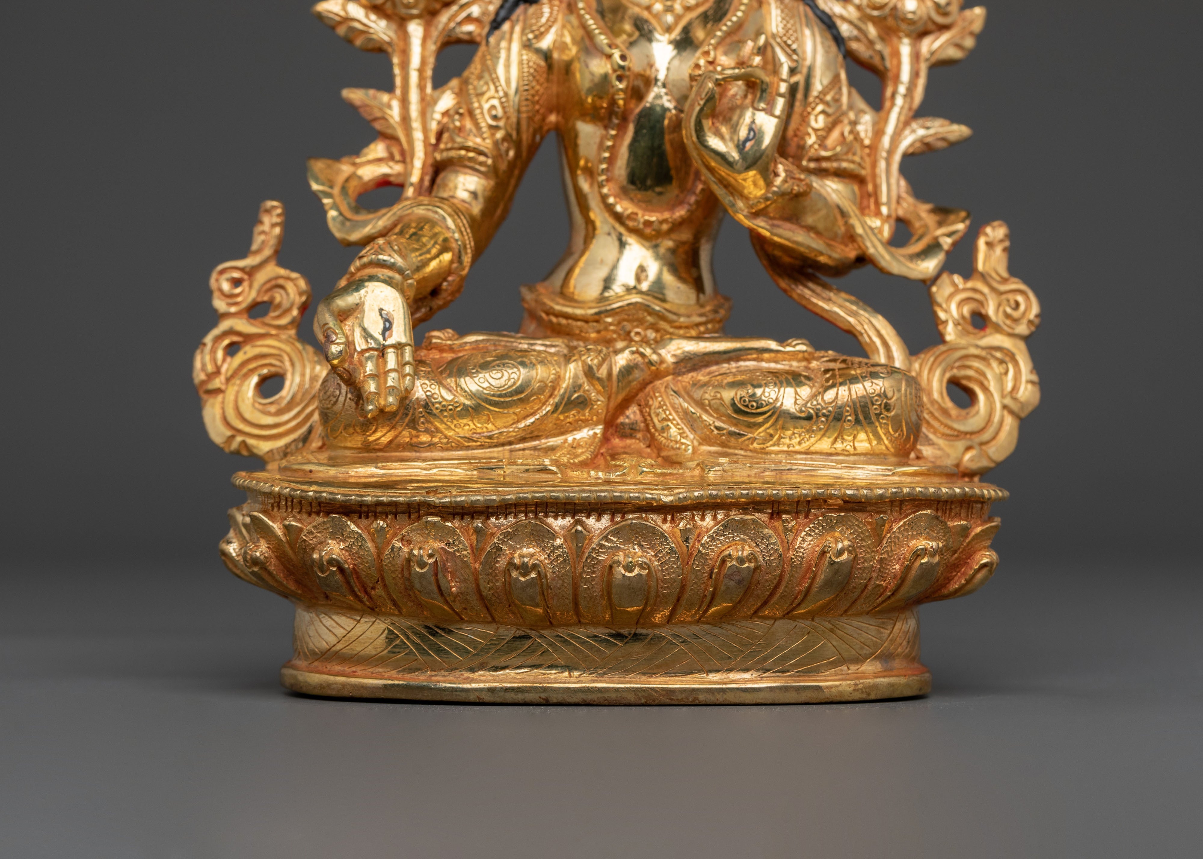 Traditional Himalayan White Tara Figurine | Spiritual Home Decor