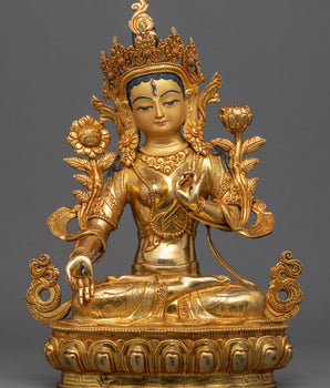 White Tara Indoor Statue