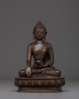 Shakyamuni Buddha Oxidized Copper Artwork