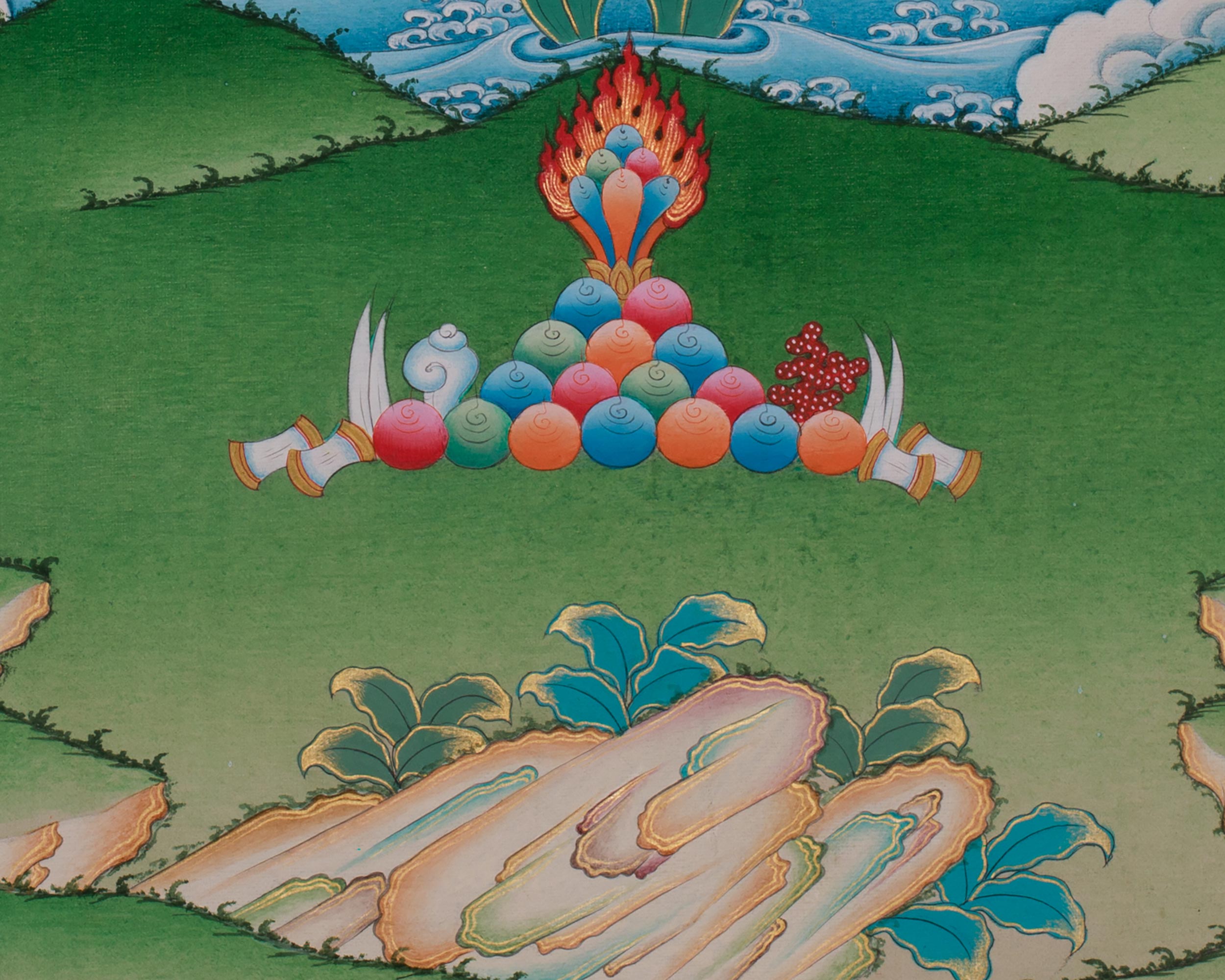 1000 Armed Chenrezig Thangka Artwork | Infinite Compassion