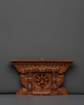Wooden Hand Carved Peacock Wall Hanging
