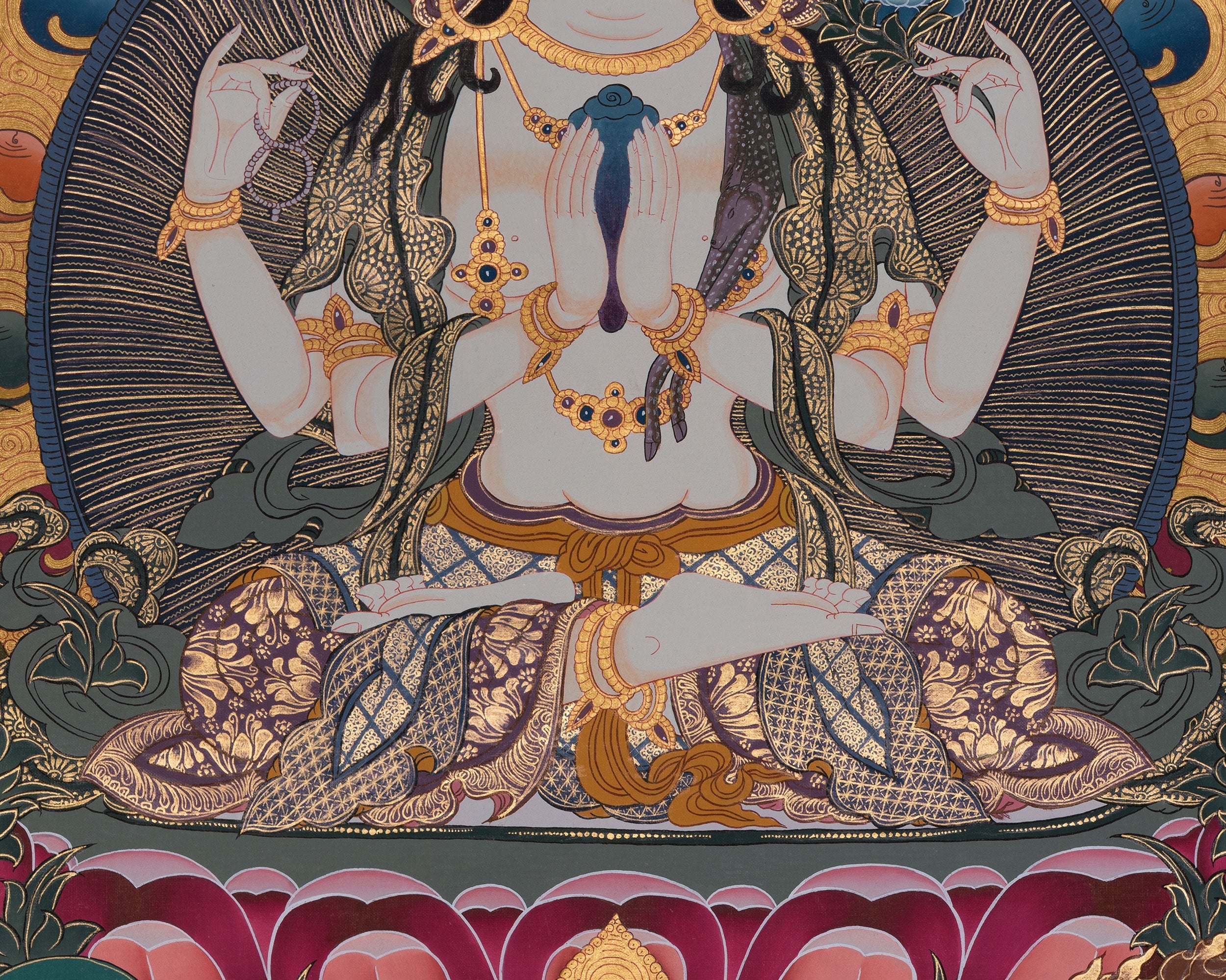 Chenrezig Artwork | Divine Representation of Compassion and Peace