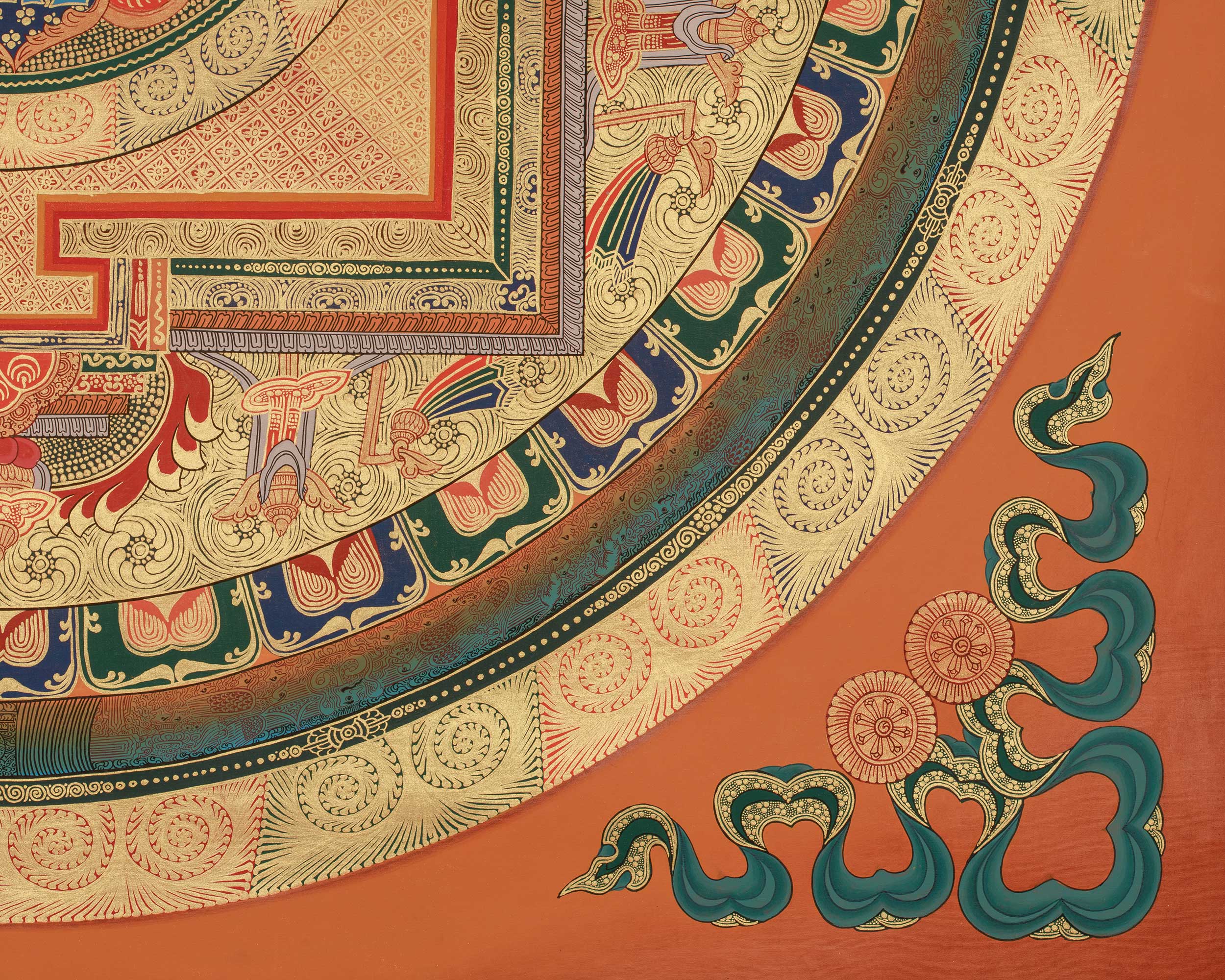Chenrezig Mandala Art | Bodhisattva of Infinite Compassion | Sacred Artwork