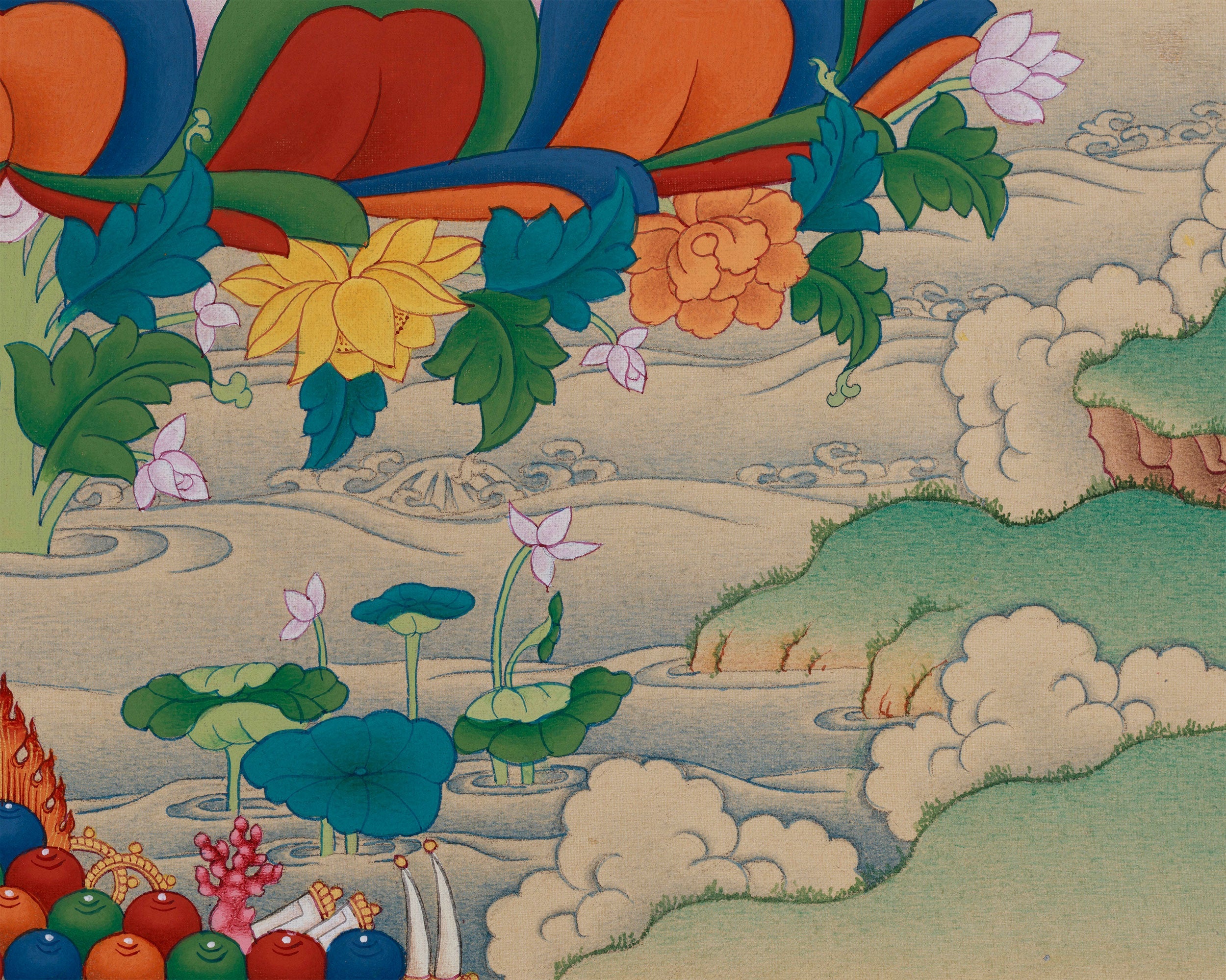 Bodhisattva of Wisdom Manjushri | Radiating Knowledge and Spiritual Guidance