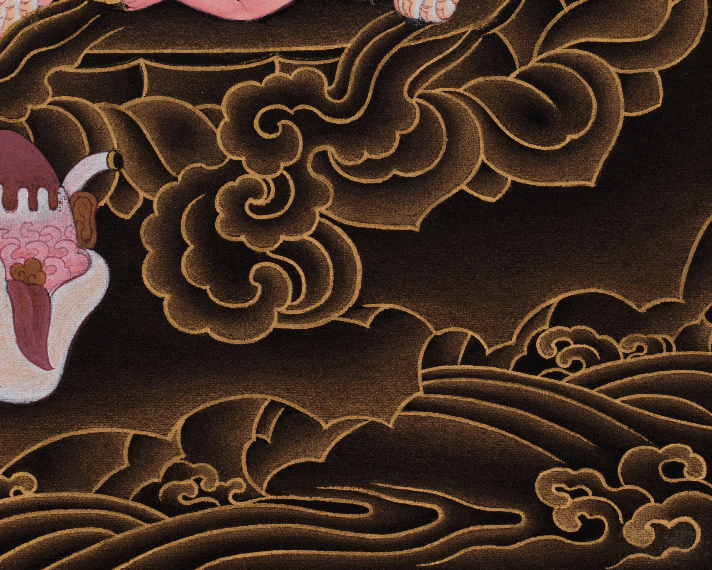 Sacred Dorje Drollo Thangka | Symbol of Fierce Compassion, Awakened Presence