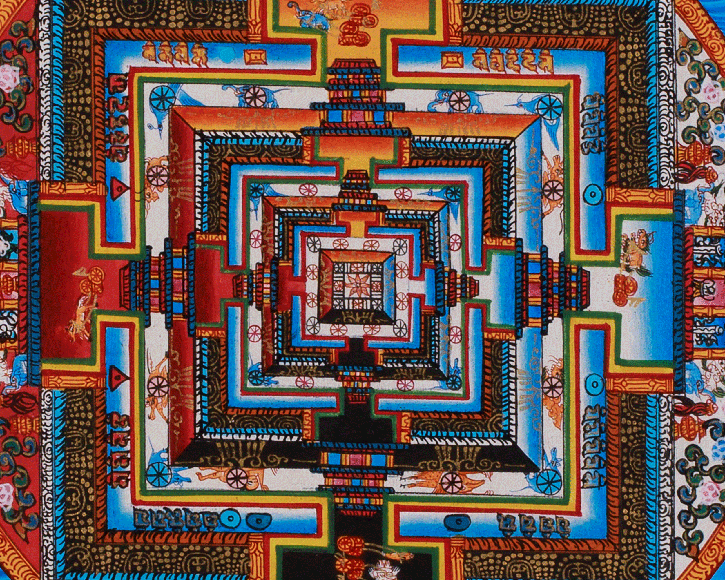 Sacred Buddhist Kalachakra Mandala | Peace, Focus, and Inner Transformation