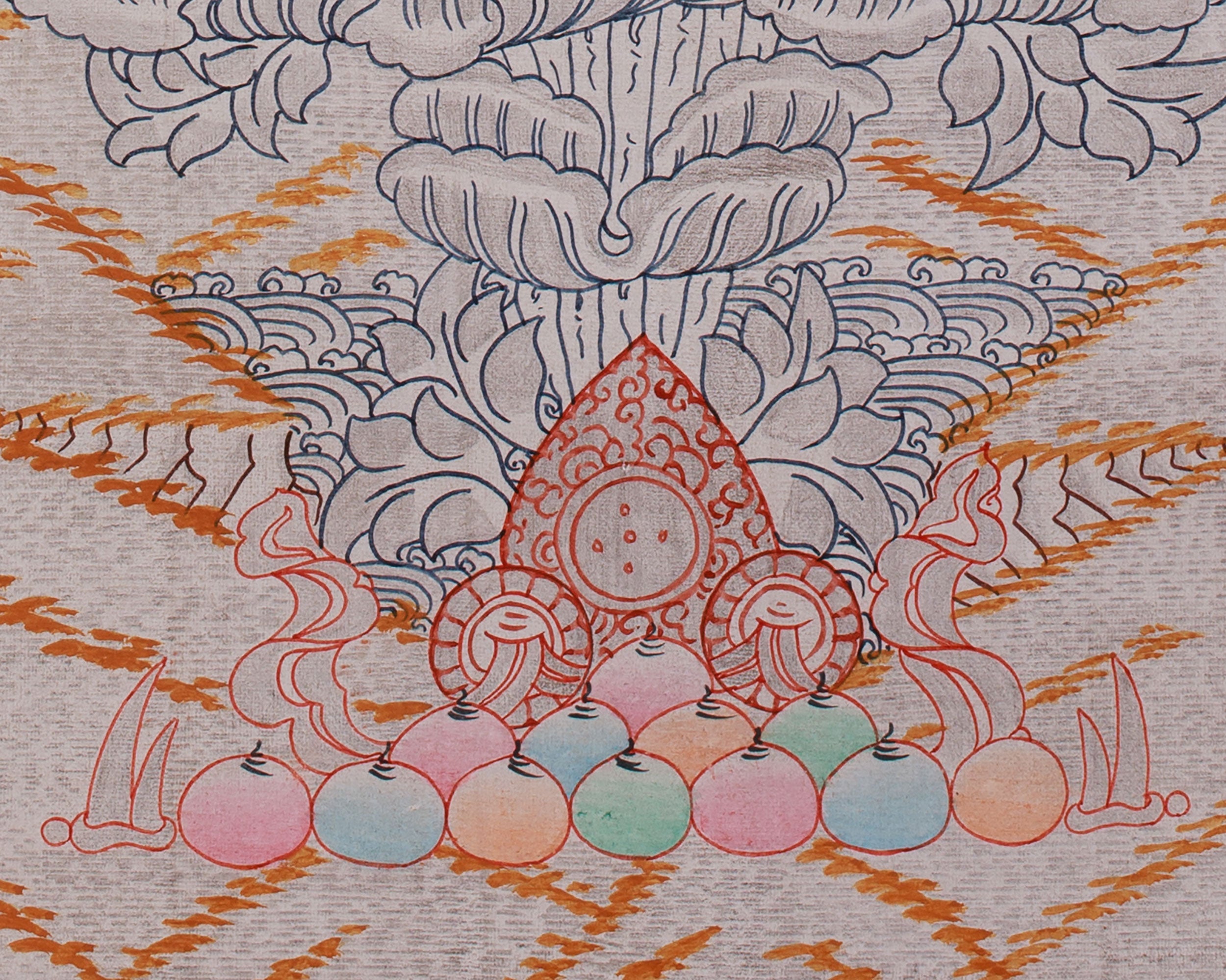 Sacred Art Of 1000 Armed Chenrezig | Avalokiteshvara Thangka | Spiritual Artwork