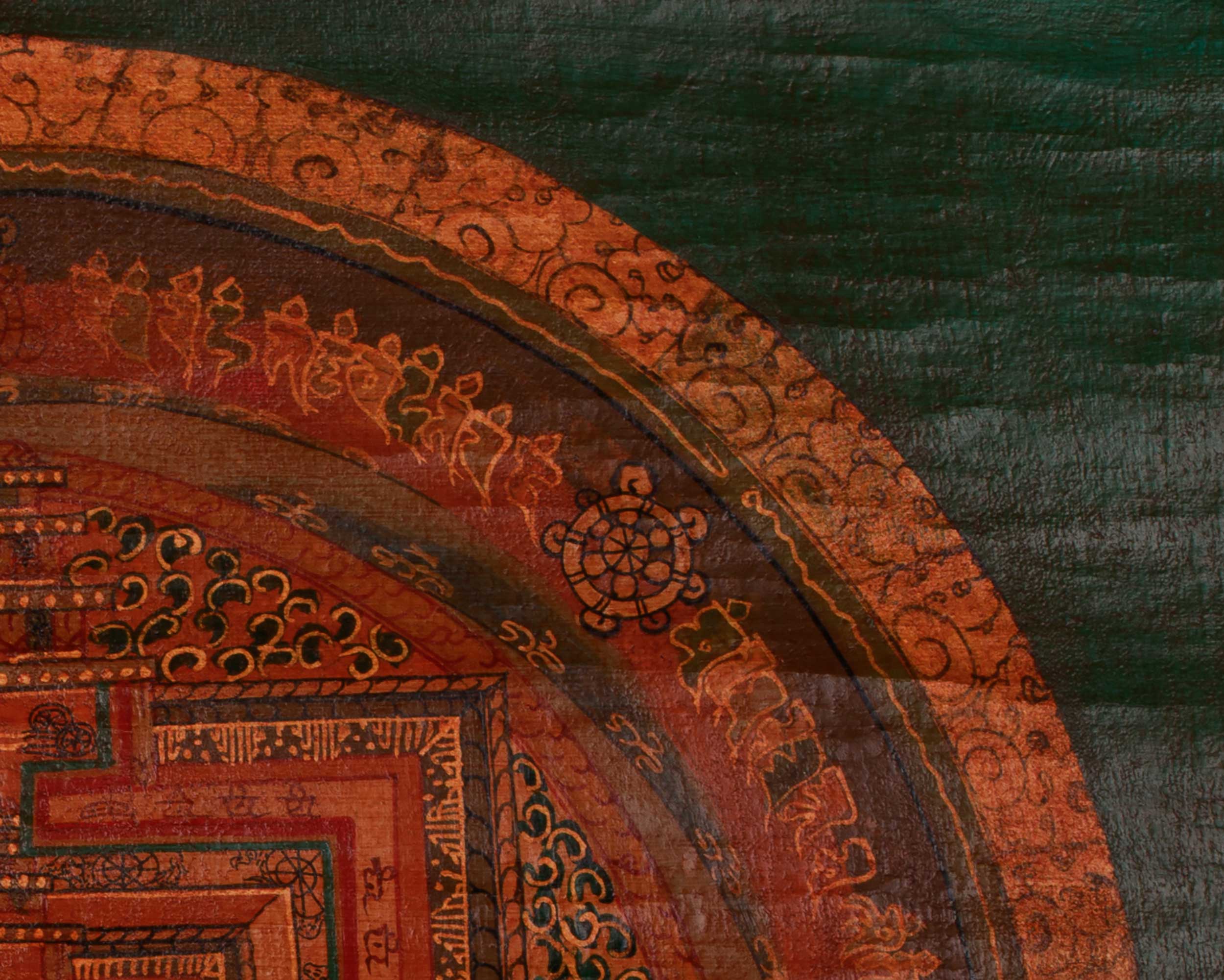 Himalayan Art of The Kalachakra Mandala | Buddhist Meditation Artwork