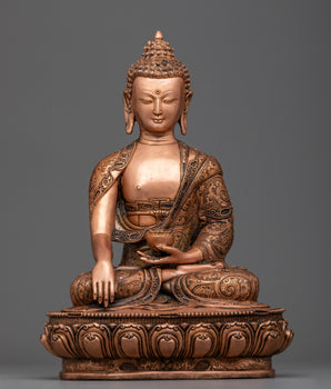 Shakyamuni Buddha Bronze Statue 