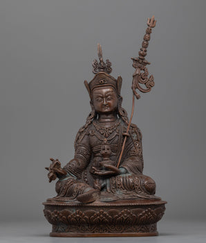 Lotus Born Deity Guru Rinpoche Figurine | Master of Vajrayana and Tantra