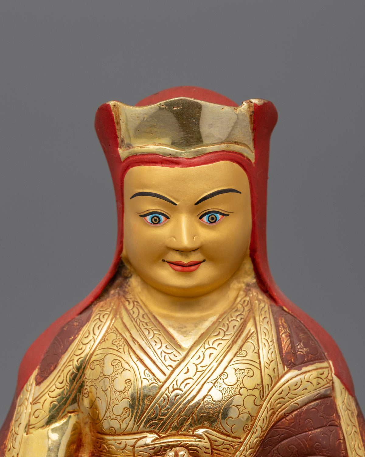 Tibetan Kagyu Master Set Figurine | Marpa, Milarepa, Gampopa Statue Set