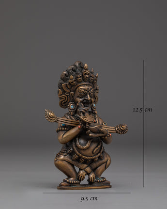 Mini Sakya Mahakala Statue 