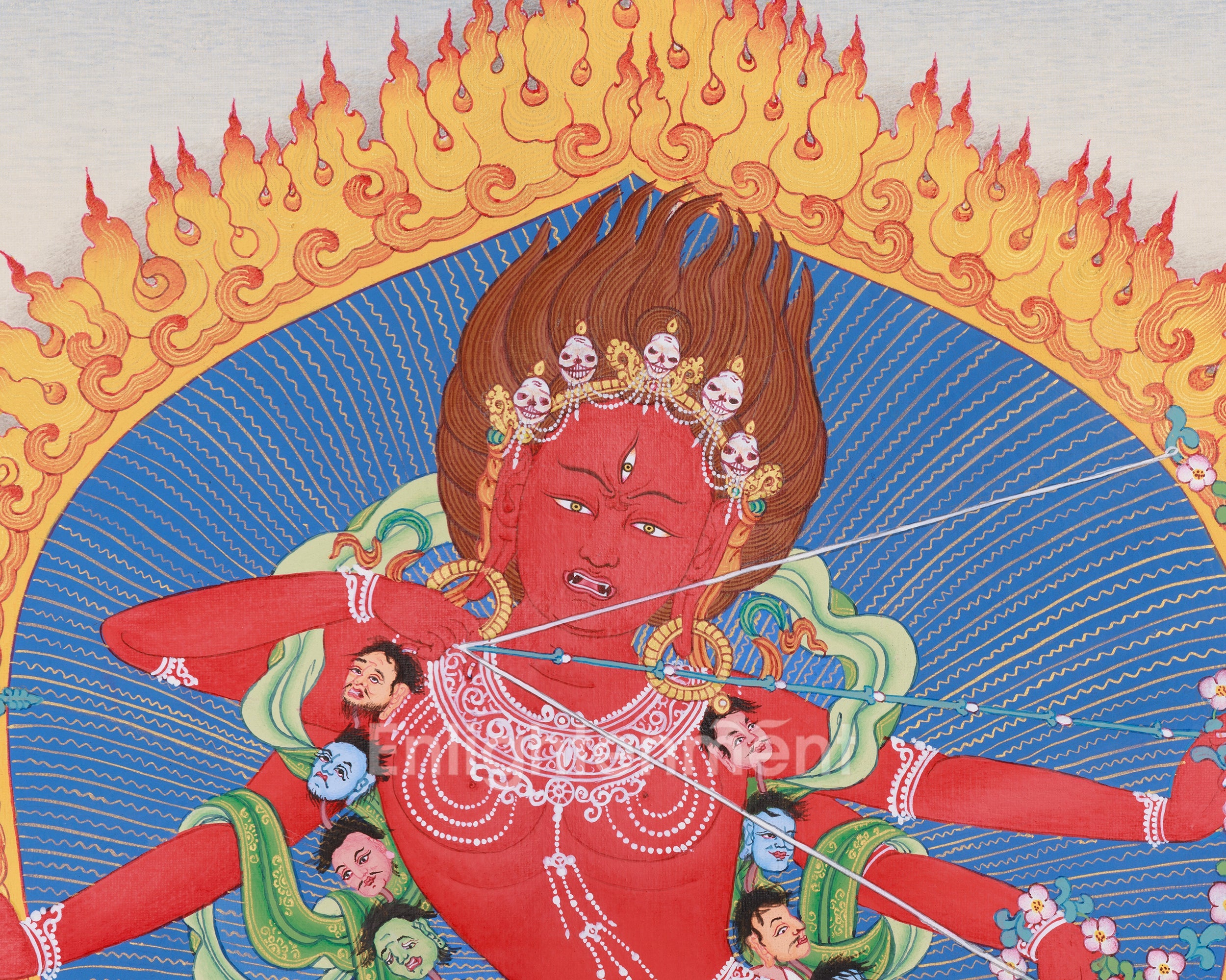 Kurkulla With Ganesha and Takiraja | The Divine Trio of Wisdom, Prosperity, and Spiritual Protection