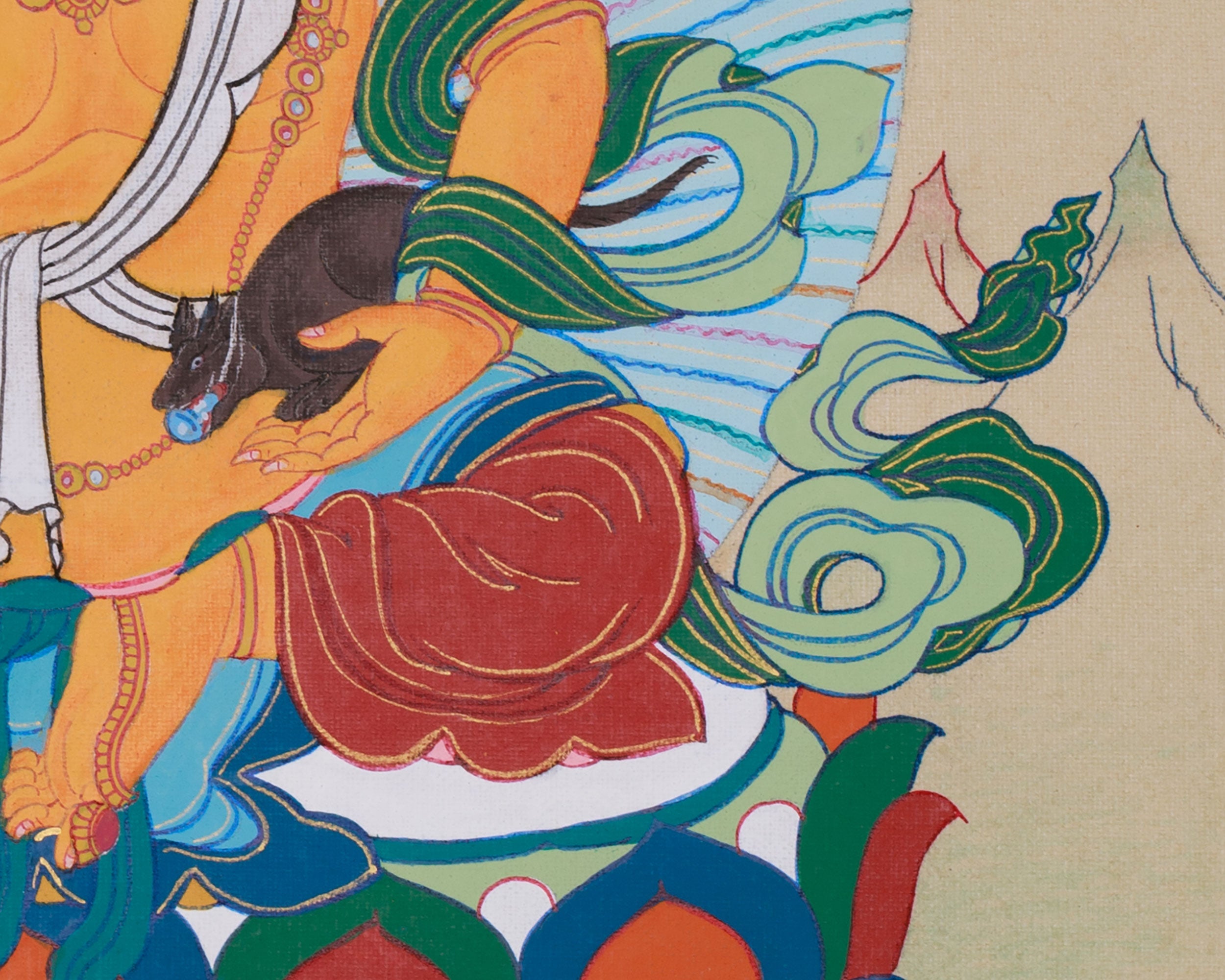 Yellow Jambhala — The Buddha of Prosperity and Abundance