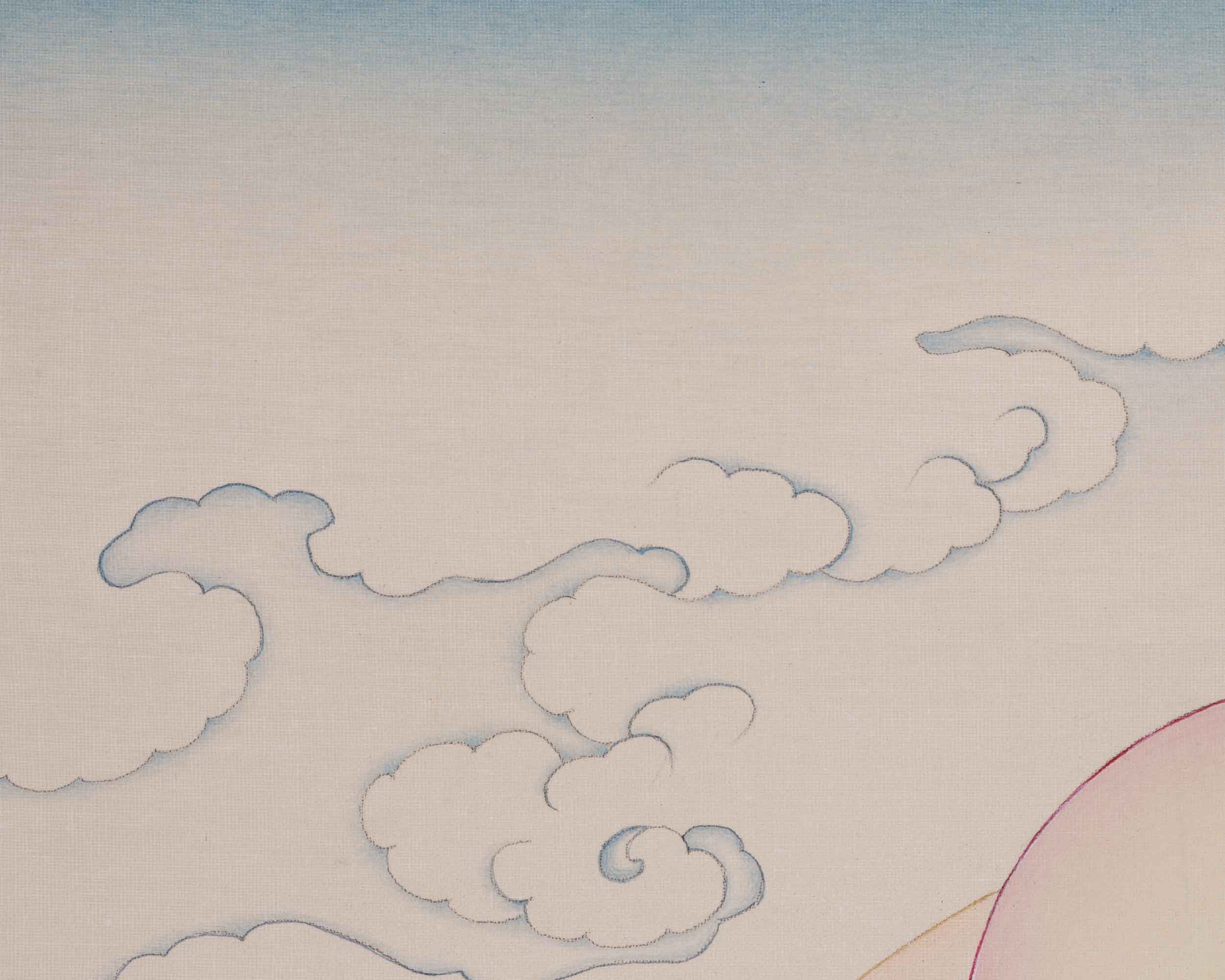 Compassion Deity Chenrezig Thangka | Bodhisattva Artwork