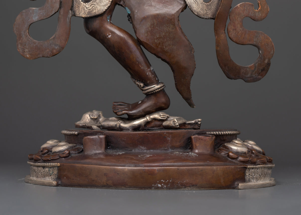 Nepalese Made Dakini Kurukulla Figure | A Divine Embodiment of Enchantment and Power