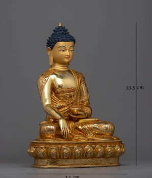 Shakyamuni Buddha Enlighten Teacher Statue | Symbol of Wisdom and Serenity