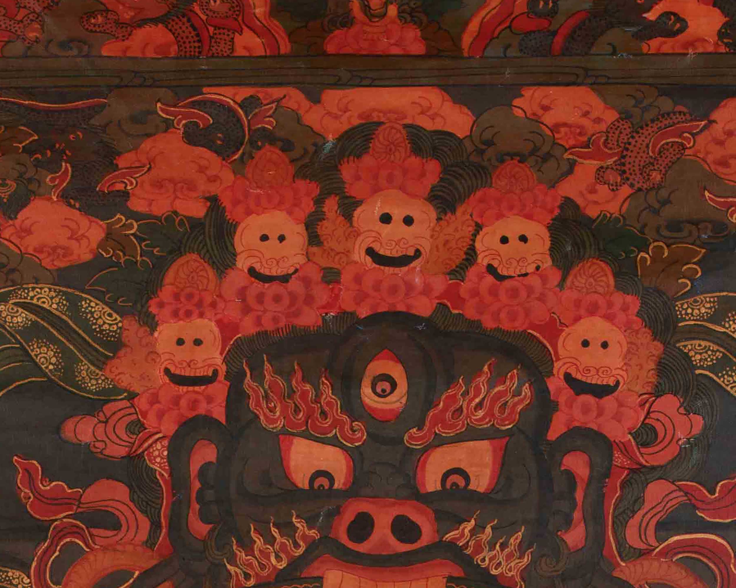 Bhavachakra Meditation Mandala | The Six Realms, Three Poisons, and Twelve Links