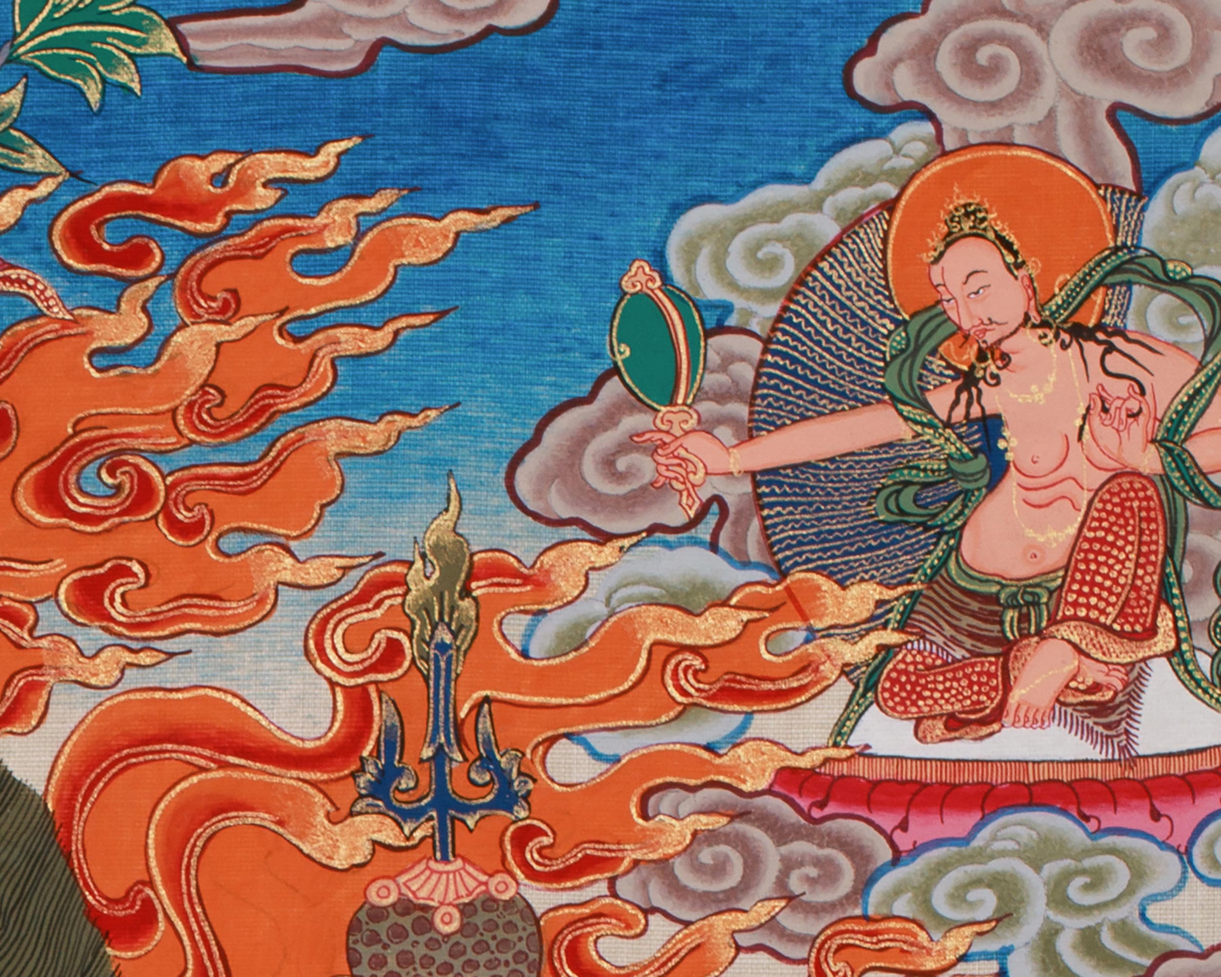 Thangka of 4-Armed Mahakala | Protector Deity of Wisdom and Dharma